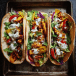 Sheet Pan Chicken Pitas