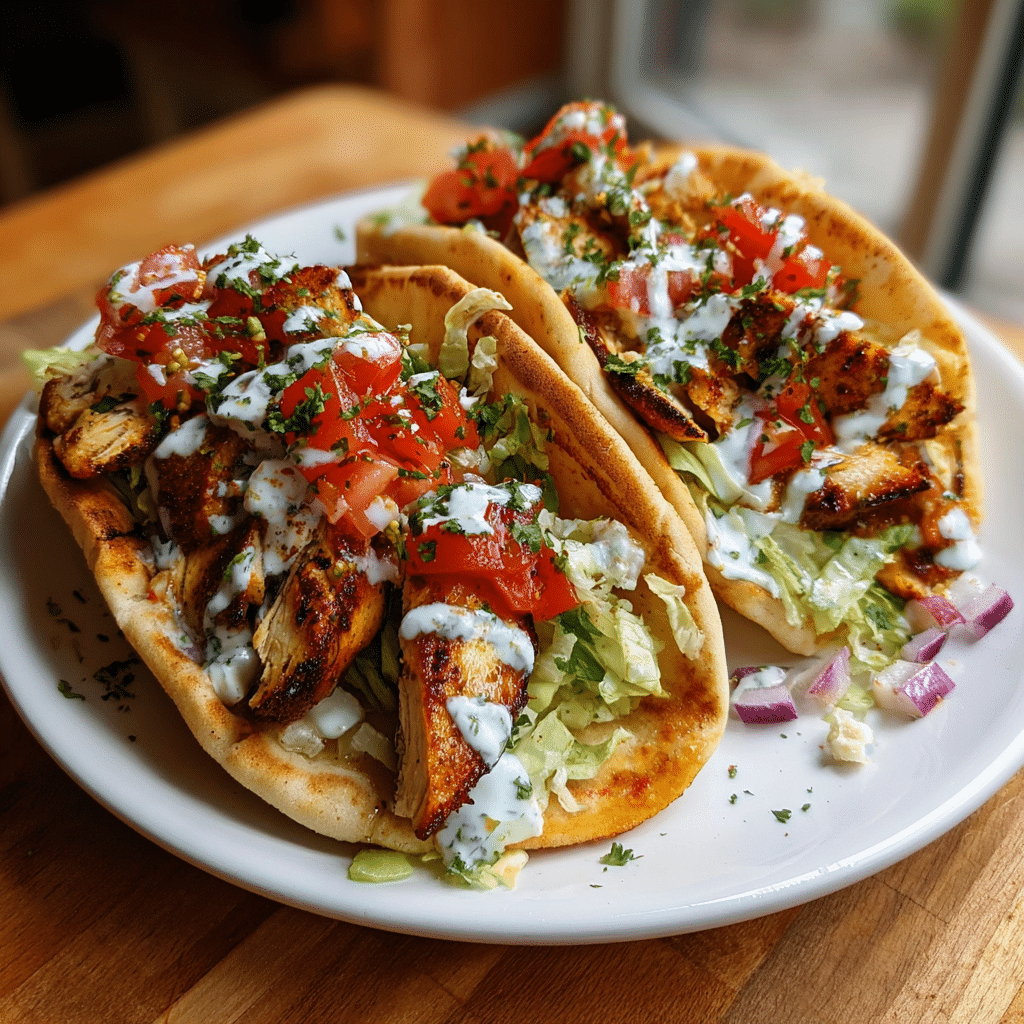 Sheet Pan Chicken Pitas