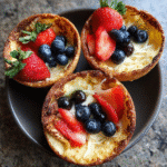 Baked Protein Pancake Bowls