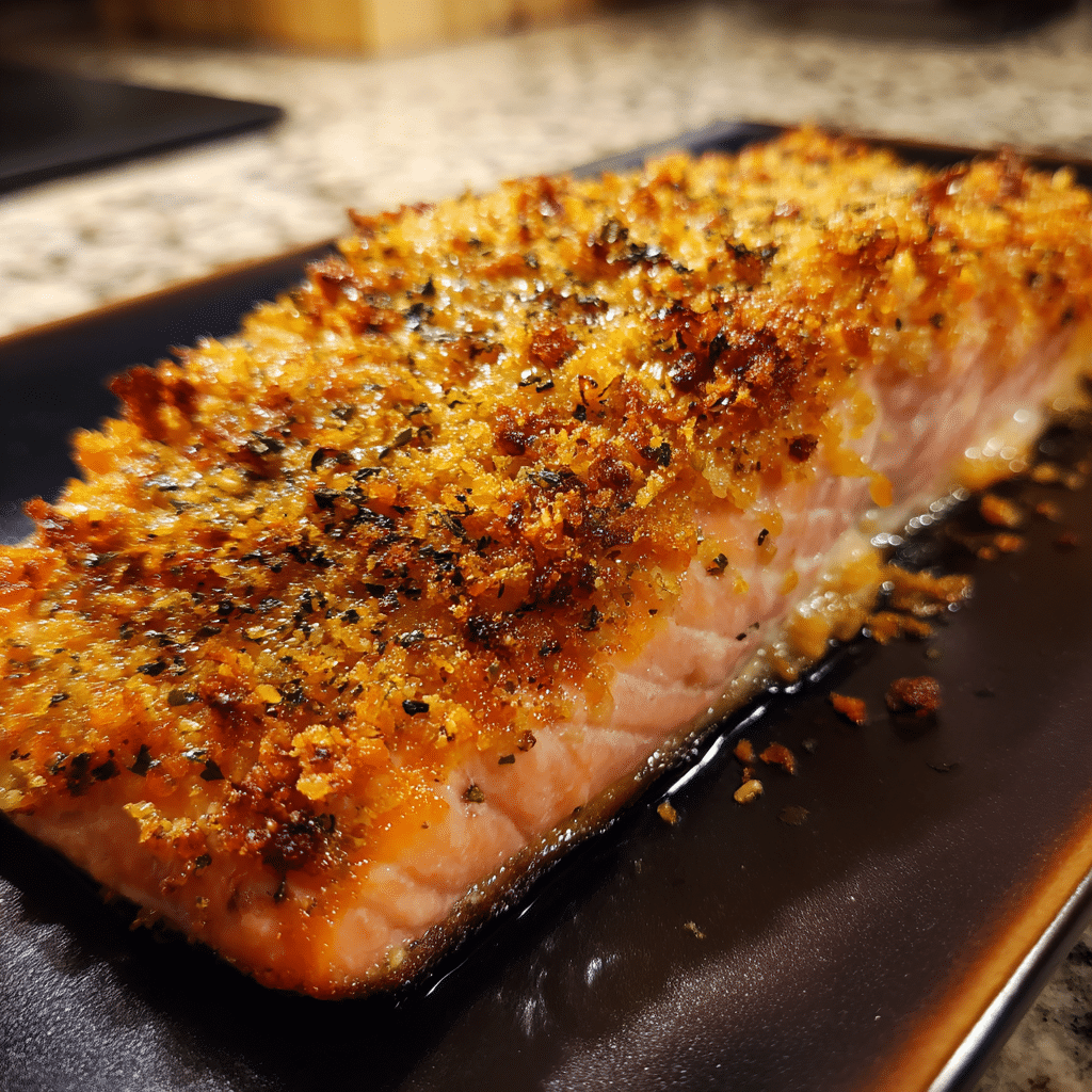 Crusted Baked Salmon