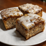 Frosted Banana Bread Bars