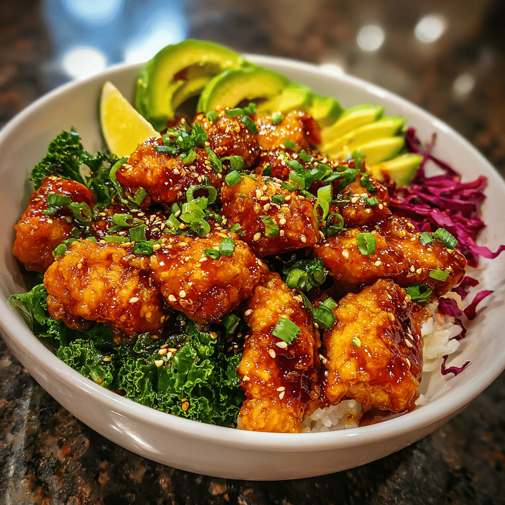 Hot Honey Chicken Bowls