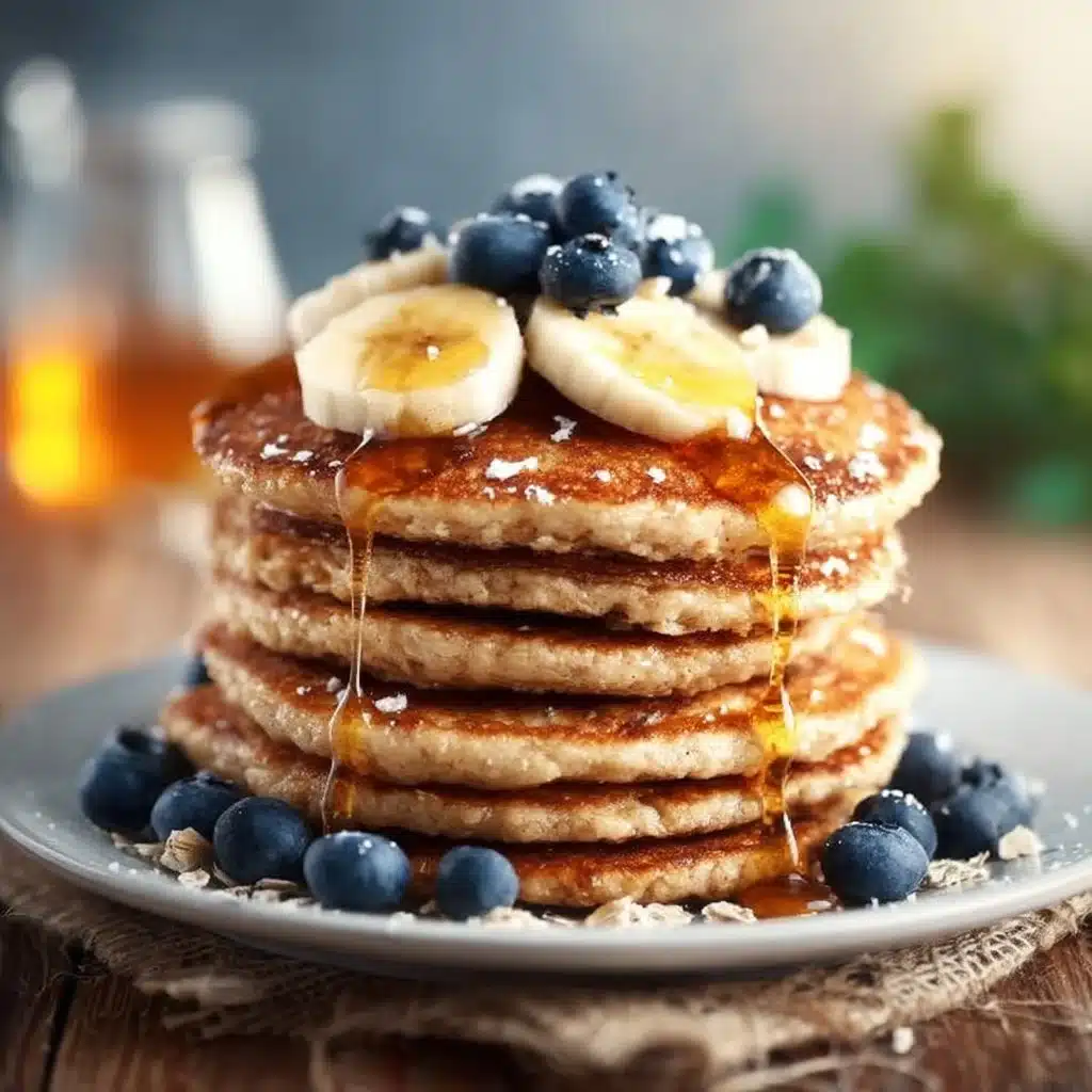 3-Ingredient Banana Oatmeal Pancakes