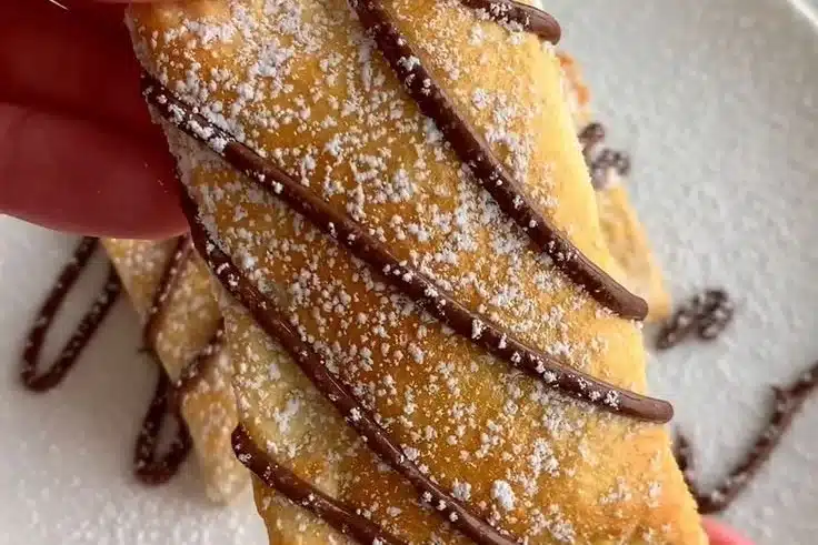 Air Fryer Nutella Toast Pies