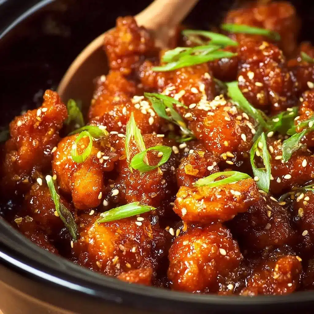 Asian Crockpot Orange Chicken