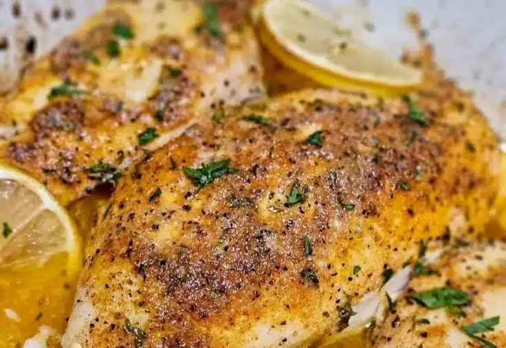 Baked Garlic Lemon Pepper Chicken