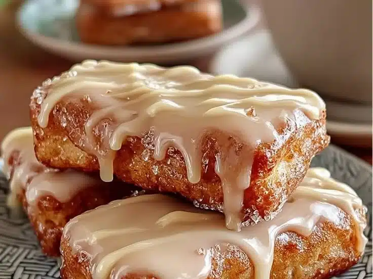 Baked Maple Donut Bars