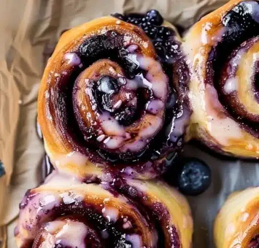 Blueberry Cinnamon Rolls