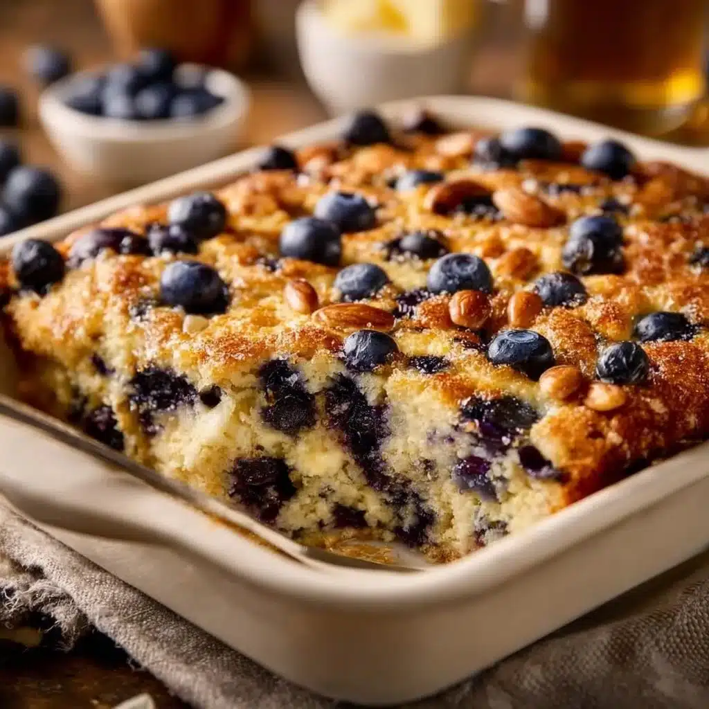Blueberry Cottage Cheese Breakfast Bake (High Protein + Keto Option)