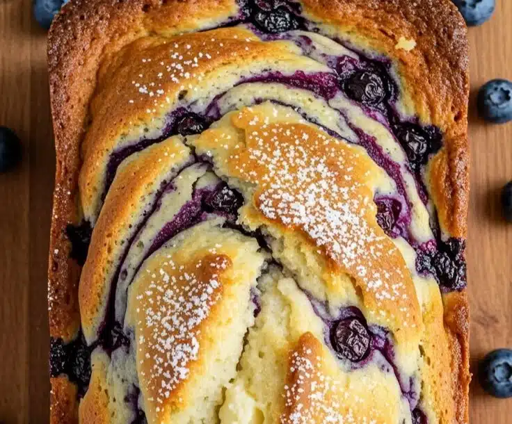 Blueberry Cream Cheese Bread