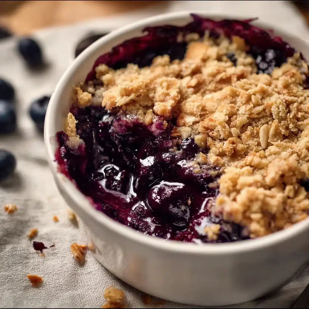 Blueberry Crisp (For Two)