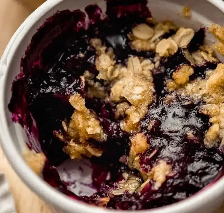 Blueberry Crisp (For Two)