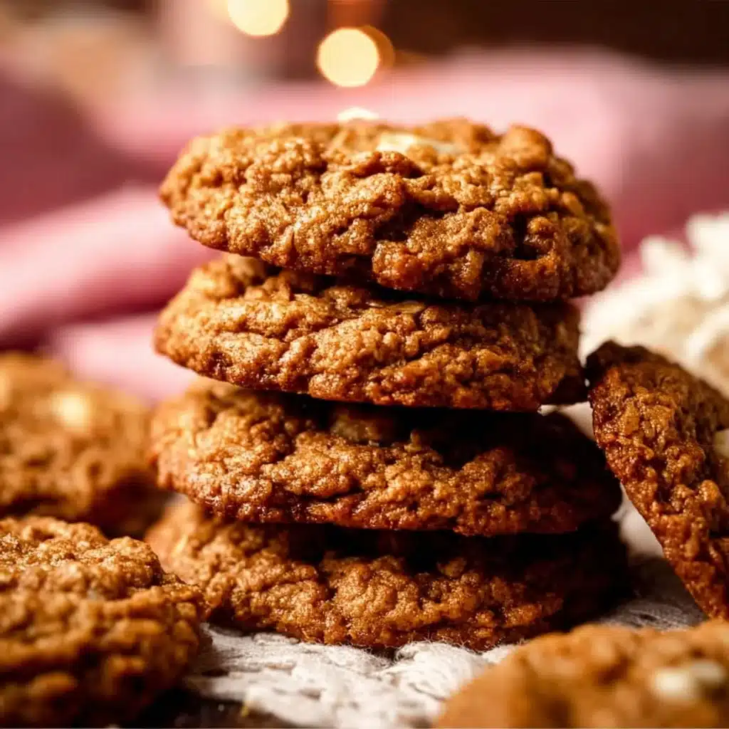 Delicious chai cookies with spices and sweetness on a white plate
