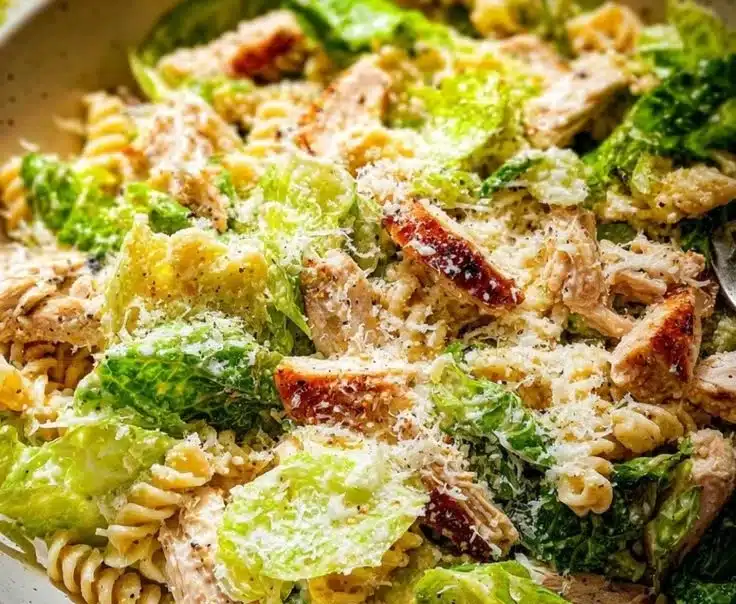 Chicken Caesar Pasta Salad
