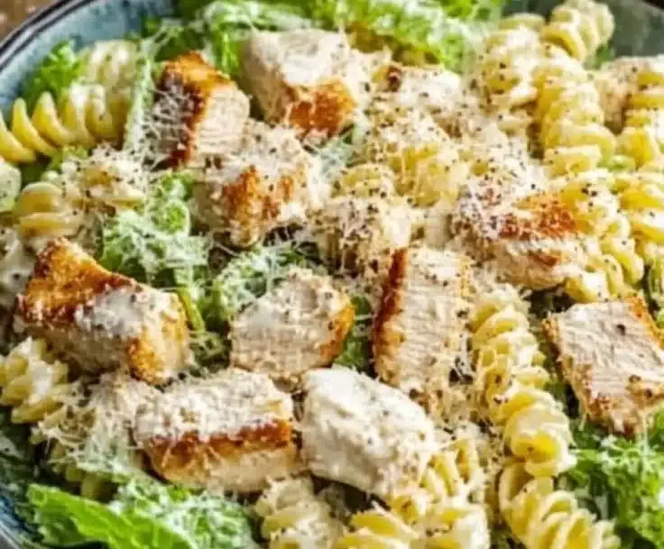 Chicken Caesar Pasta Salad