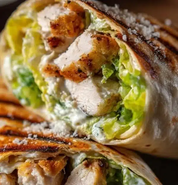 Chicken Caesar Salad Wrap