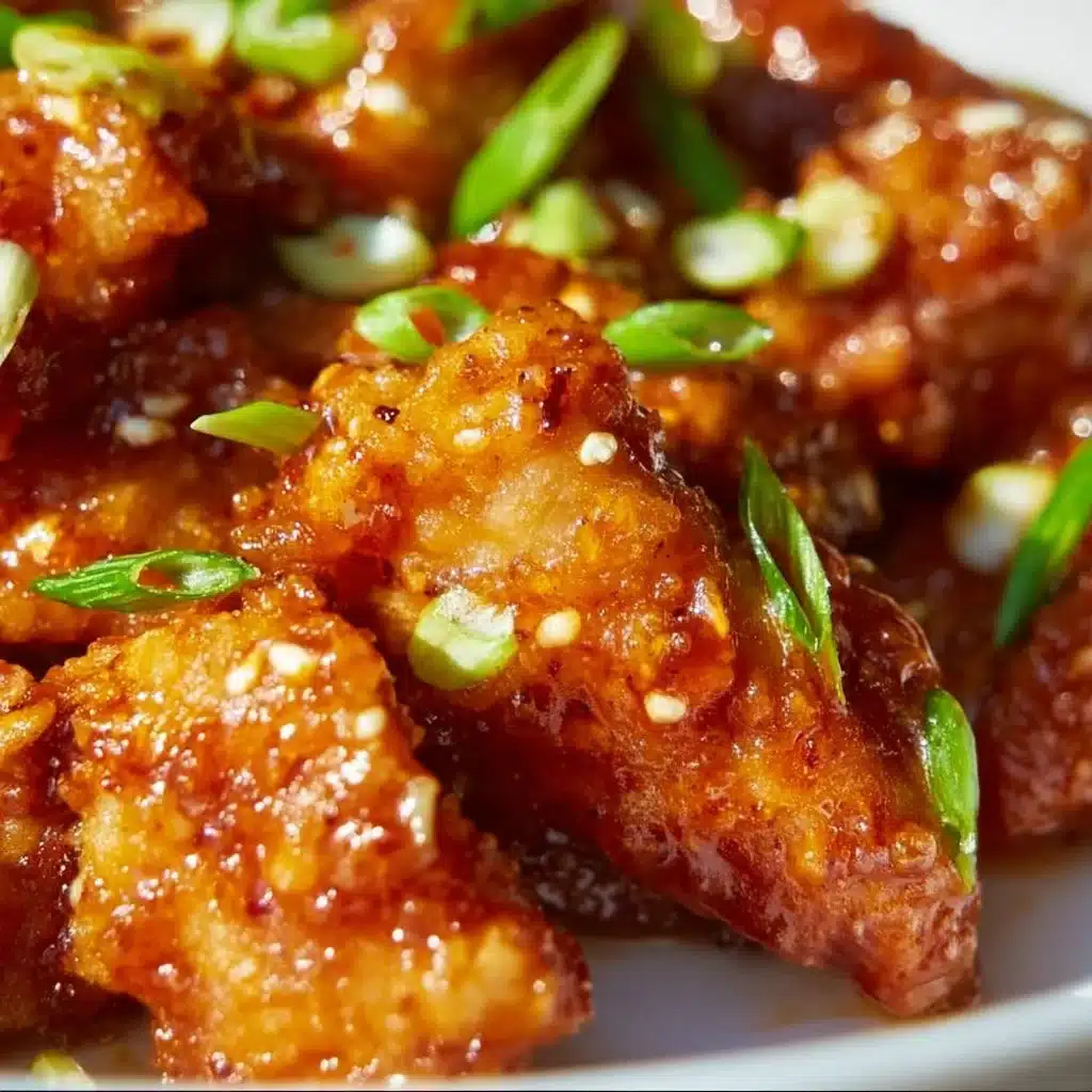 Delicious plate of Chinese Honey Garlic Chicken served with rice and vegetables.