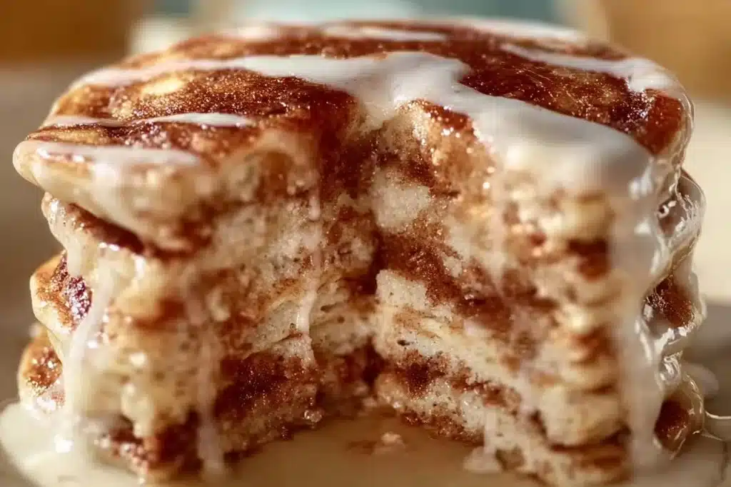 Cinnamon Roll Pancakes