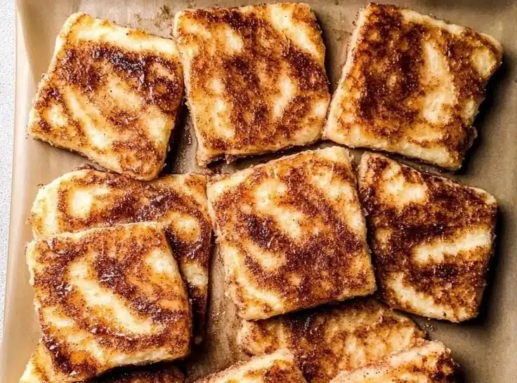 Cinnamon Roll Sheet Pan Pancakes