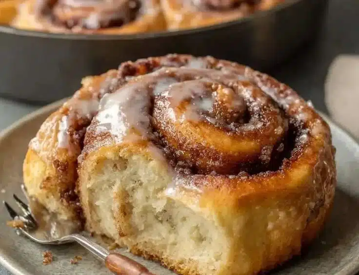 Cinnamon Rolls with Sourdough Discard