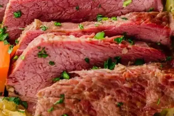 Corned Beef with Cabbage and Vegetables