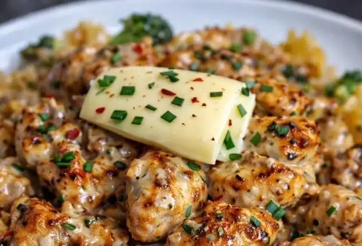 Cowboy Butter Lemon Bowtie Chicken with Broccoli Bliss