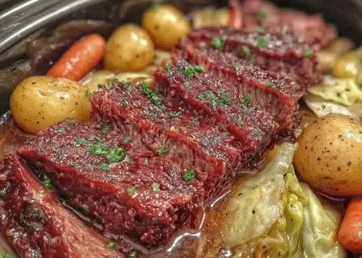 Cozy Slow Cooker Corned Beef and Cabbage Recipe Easy Comfort Meal