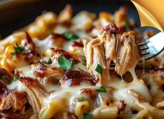 Creamy BBQ Chicken Mac and Cheese