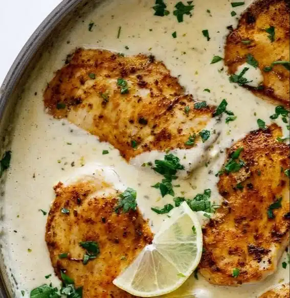 Creamy Parmesan Lemon Chicken