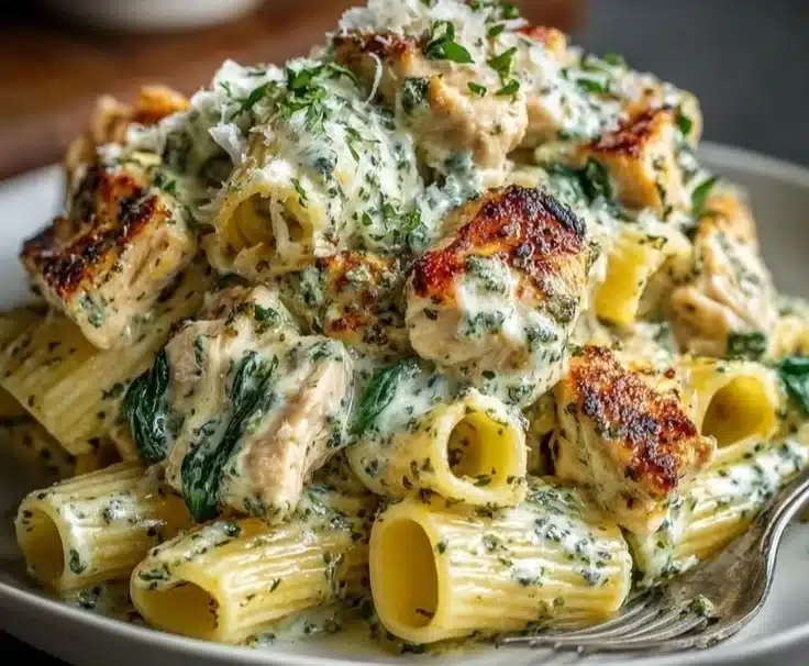 Creamy Pesto Chicken Pasta