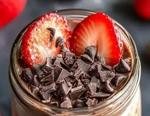 Decadent Chocolate Strawberry Overnight Oats You’ll Crave Daily
