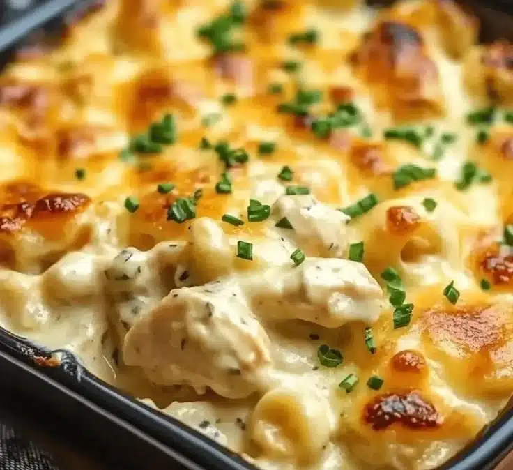 Delicious Keto Chicken Alfredo Casserole for Easy Weeknight Dinners