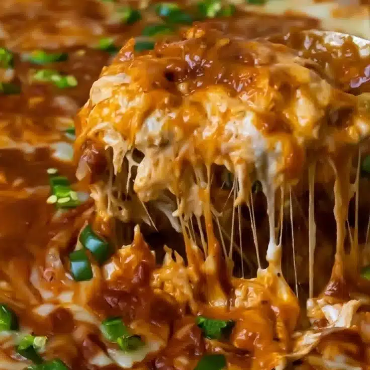 Easy Cheesy Keto Chicken Enchilada Casserole