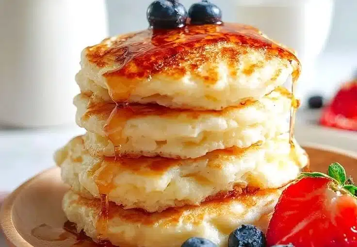 Easy Cottage Cheese Pancakes