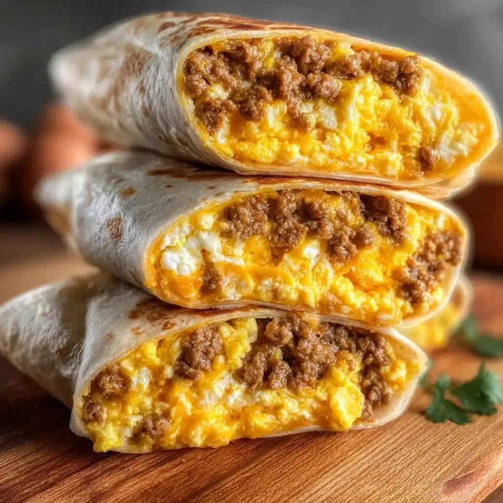 Freezer Breakfast Burritos