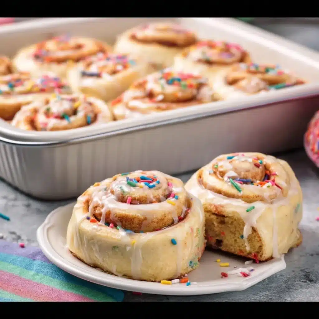 Funfetti Cinnamon Rolls