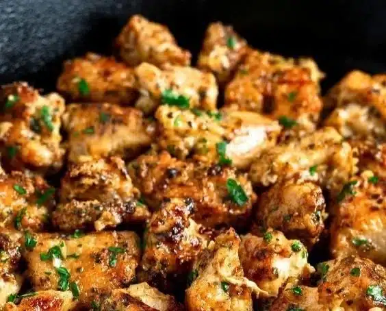 Garlic Butter Chicken Bites
