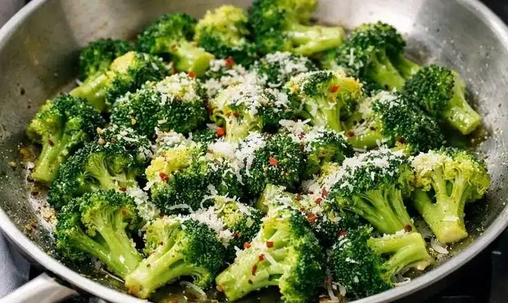 Garlic Parmesan Broccoli