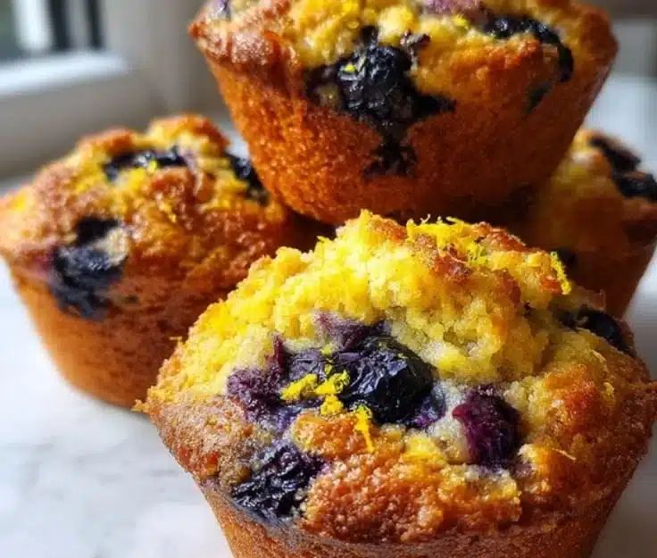 Gluten-Free Blueberry Lemon Muffin Tops