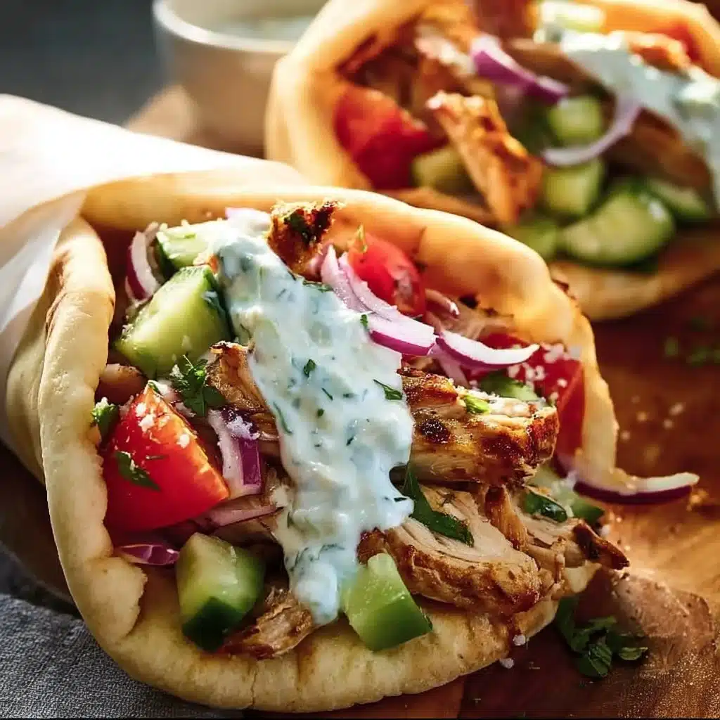 Greek Chicken Gyros