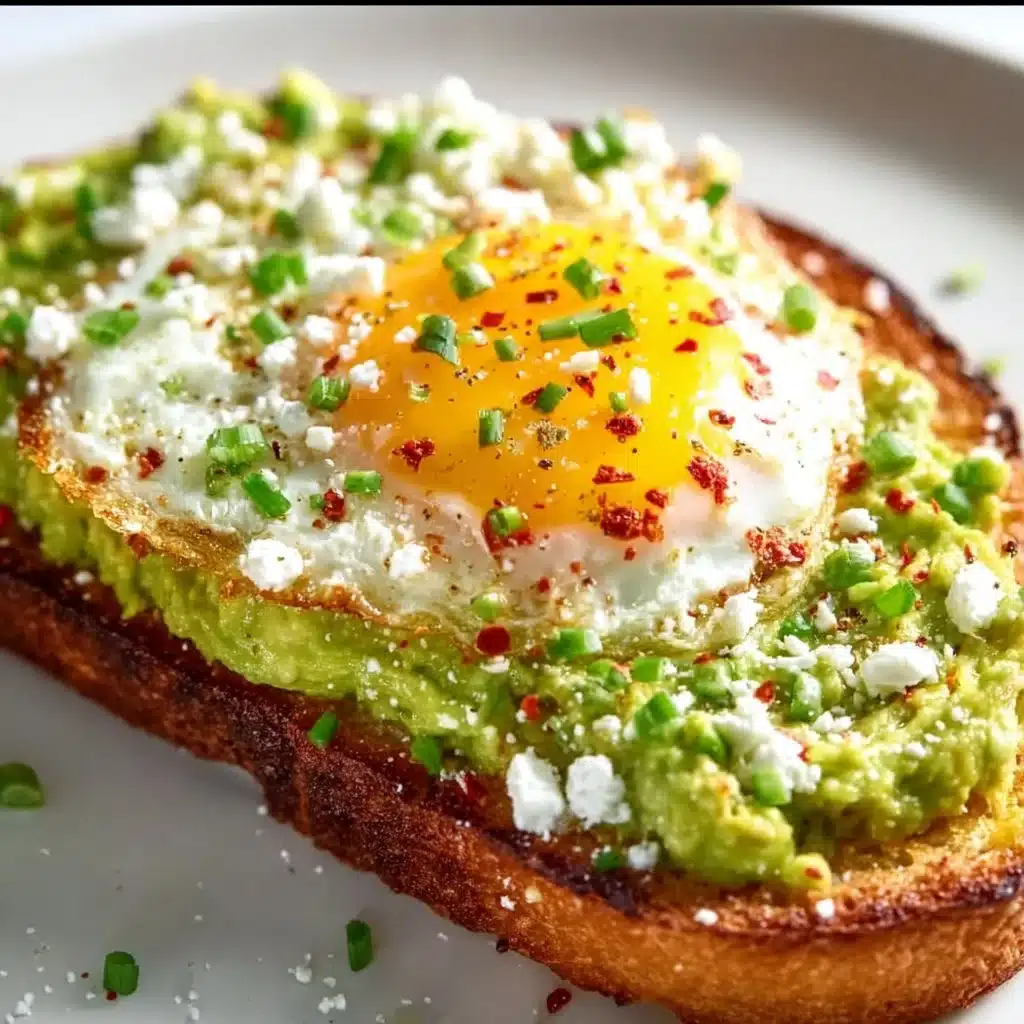 Green Avocado Toast Egg
