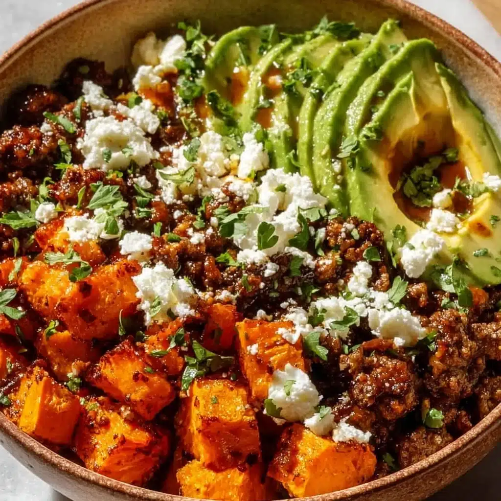 Ground Beef Hot Honey Bowl