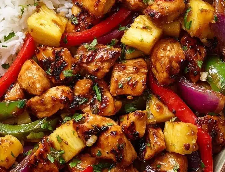 Hawaiian Chicken Sheet Pan