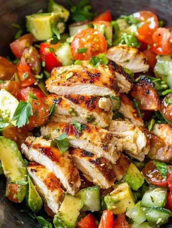 Healthy Avocado Chicken Salad