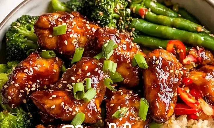 Healthy Sticky Chicken Bowl