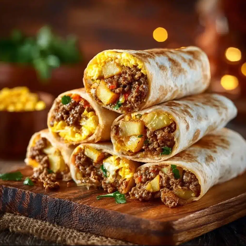 High-Protein Breakfast Burritos