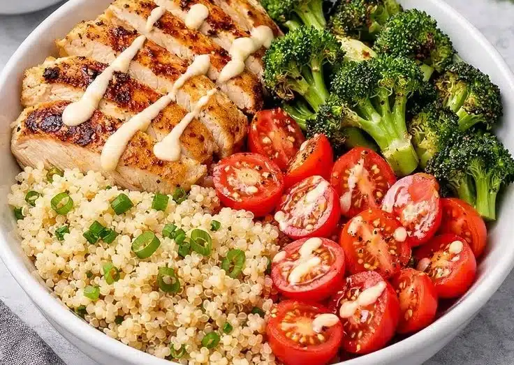 High Protein Chicken Bowl