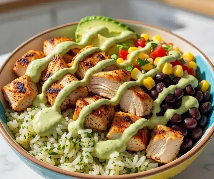 High-Protein Chicken Taco Bowls