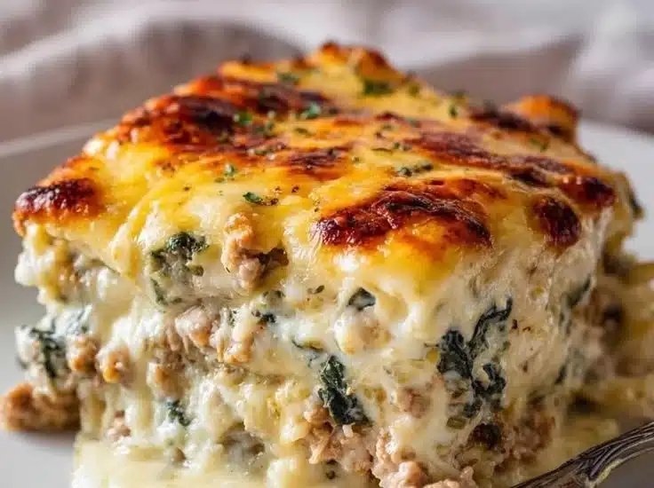 High Protein Ground Turkey Casserole (Easy, Cheesy, Family-Favorite)