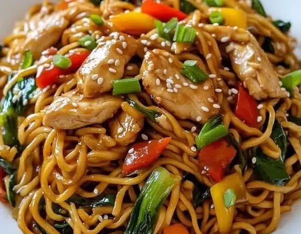 Homemade Chicken Lo Mein